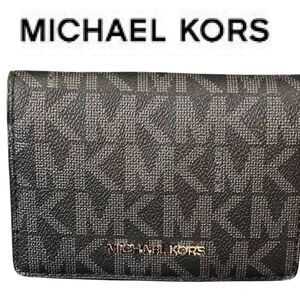 Michael Kors Jet Set Medium Fold-Over Logo Wallet
